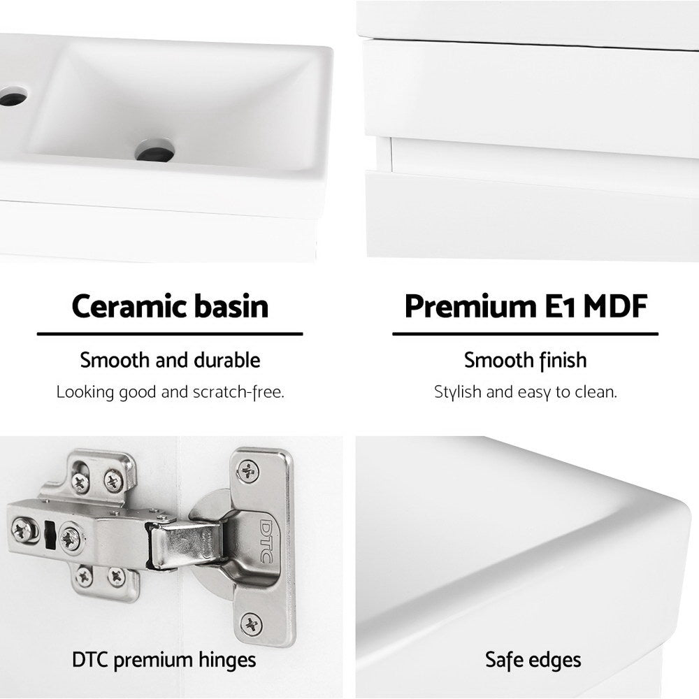 Marlook Vanity Unit 400mm with Basin White