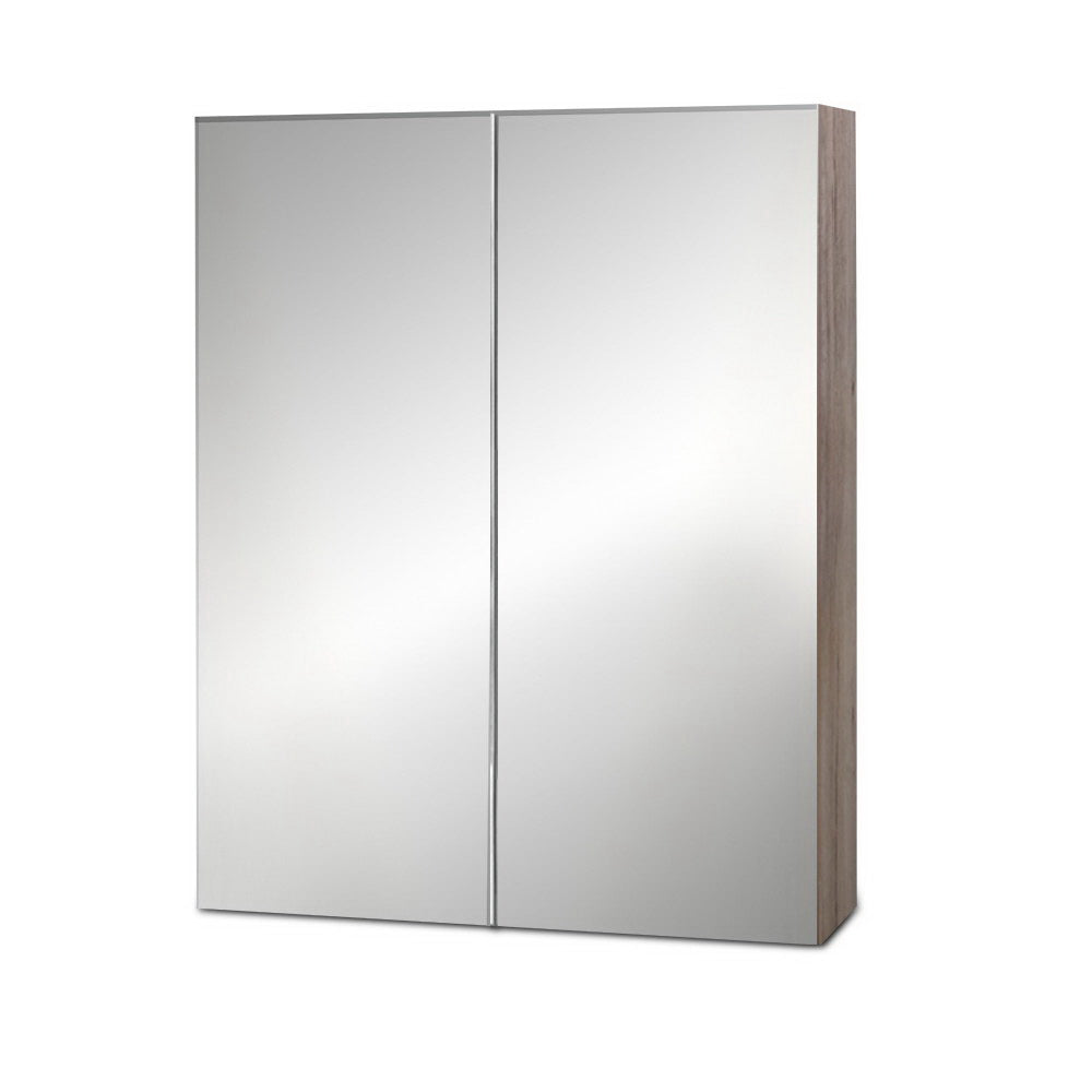 Marlook Bathroom Mirror Cabinet 600x720mm Oak