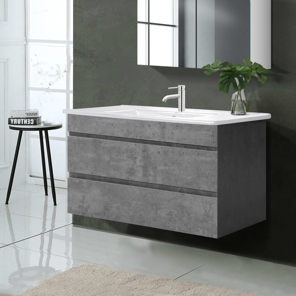 Marlook Vanity Unit 915mm with Basin Grey