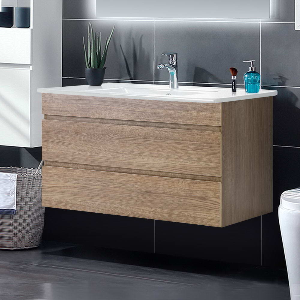 Marlook Vanity Unit 915mm with Basin Oak