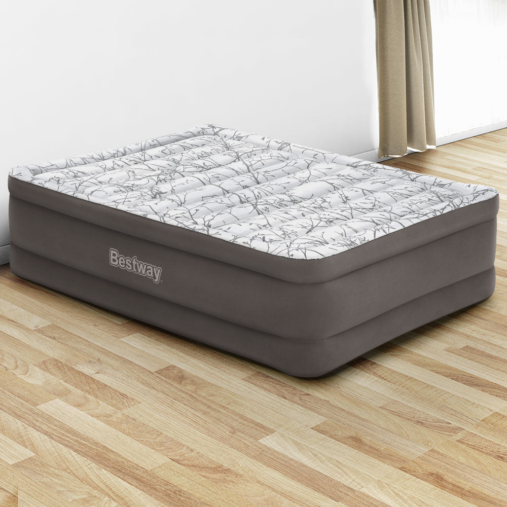 Marlook Air Mattress Queen Inflatable Bed 56cm Airbed Grey