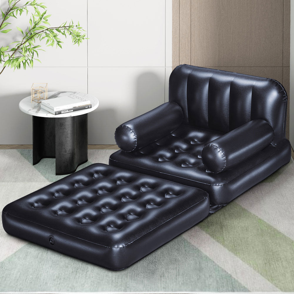 Marlook Inflatable Air Chair Seat Lounge Couch Lazy Sofa Blow Up Ottoman