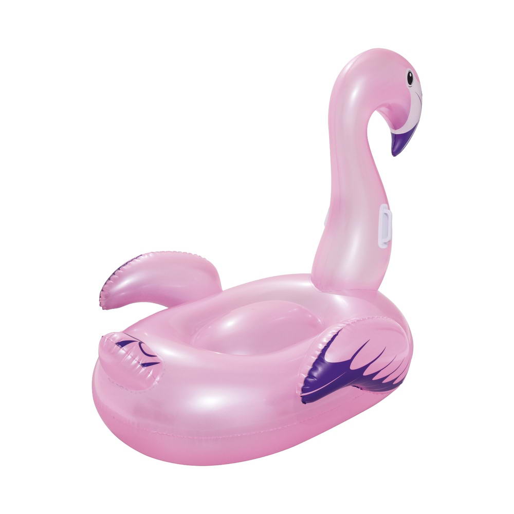 Marlook Kids Flamingo Rider Ride On Float Floating Seat Pool Lounger 1.27Mx1.27M