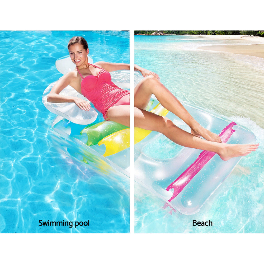 Marlook Pool Float Inflatable Lounge Seat Pillow Bed