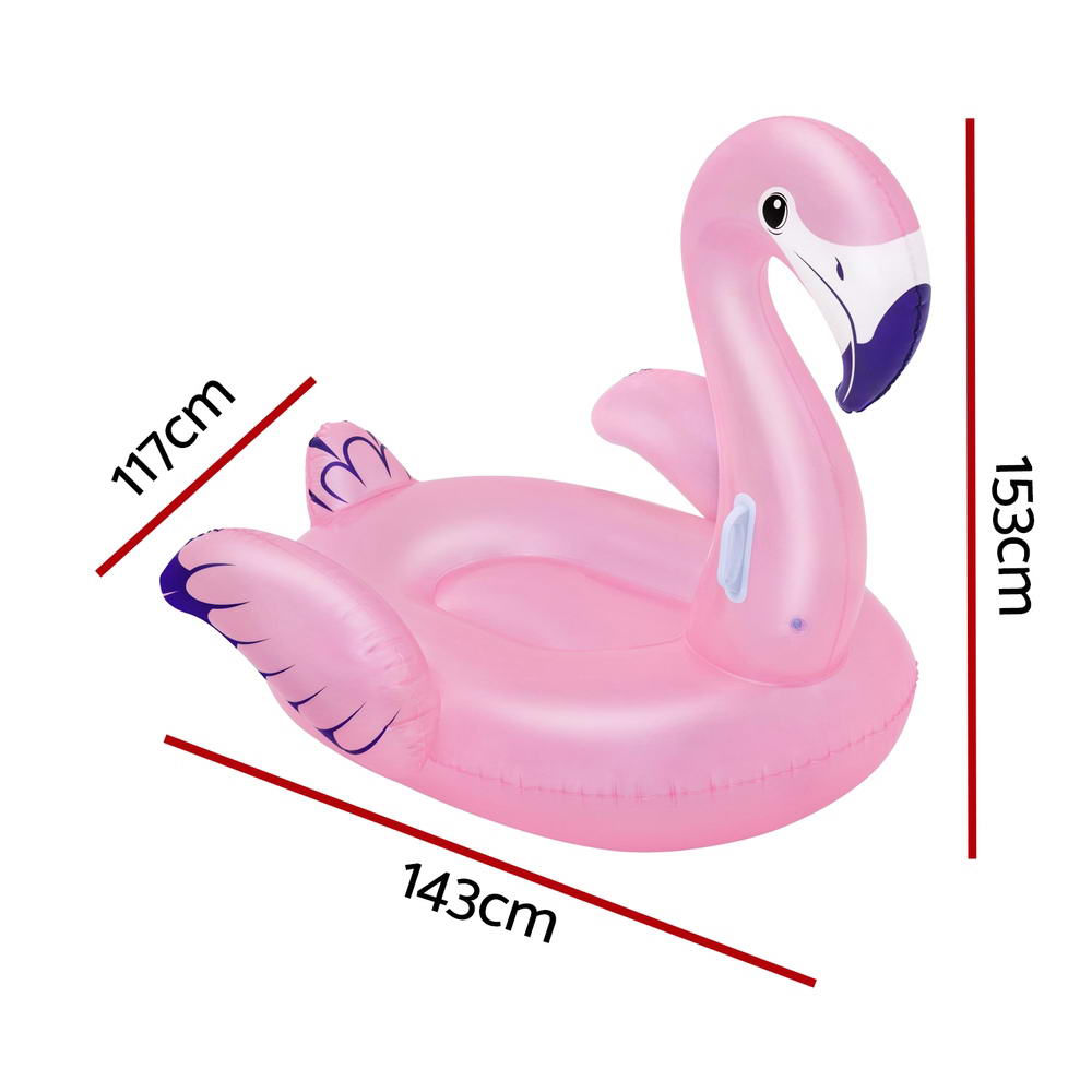 Marlook Flamingo Rider Ride On Float Floating Seat Pool Lounger 1.43Mx1.53M