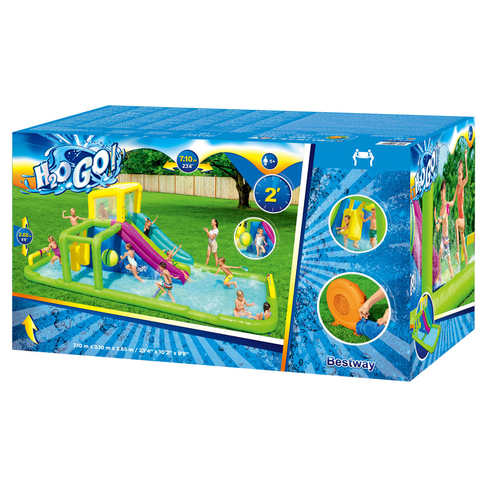 Marlook Water Slide 710x310x265cm Kids Play Park Inflatable Swimming Pool