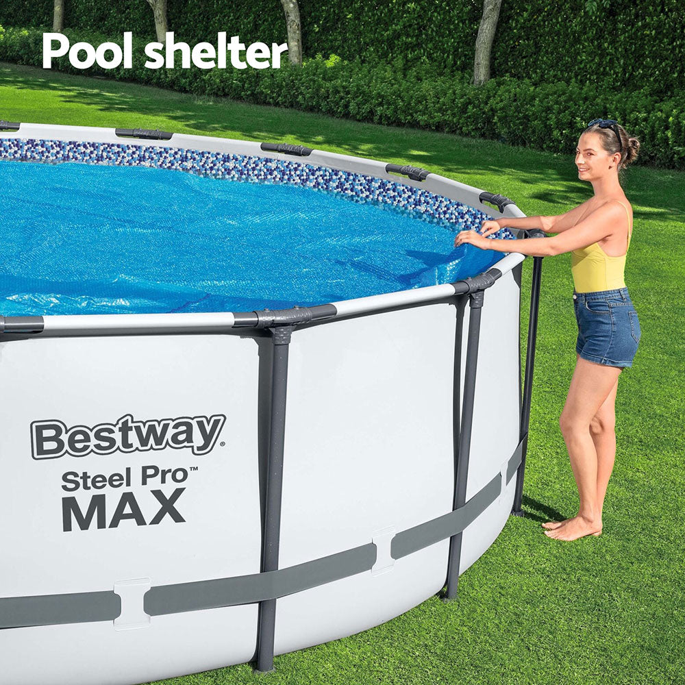 Marlook Pool Cover Solar Fits 4.17m Round Above Ground Swimming Pool Blanket