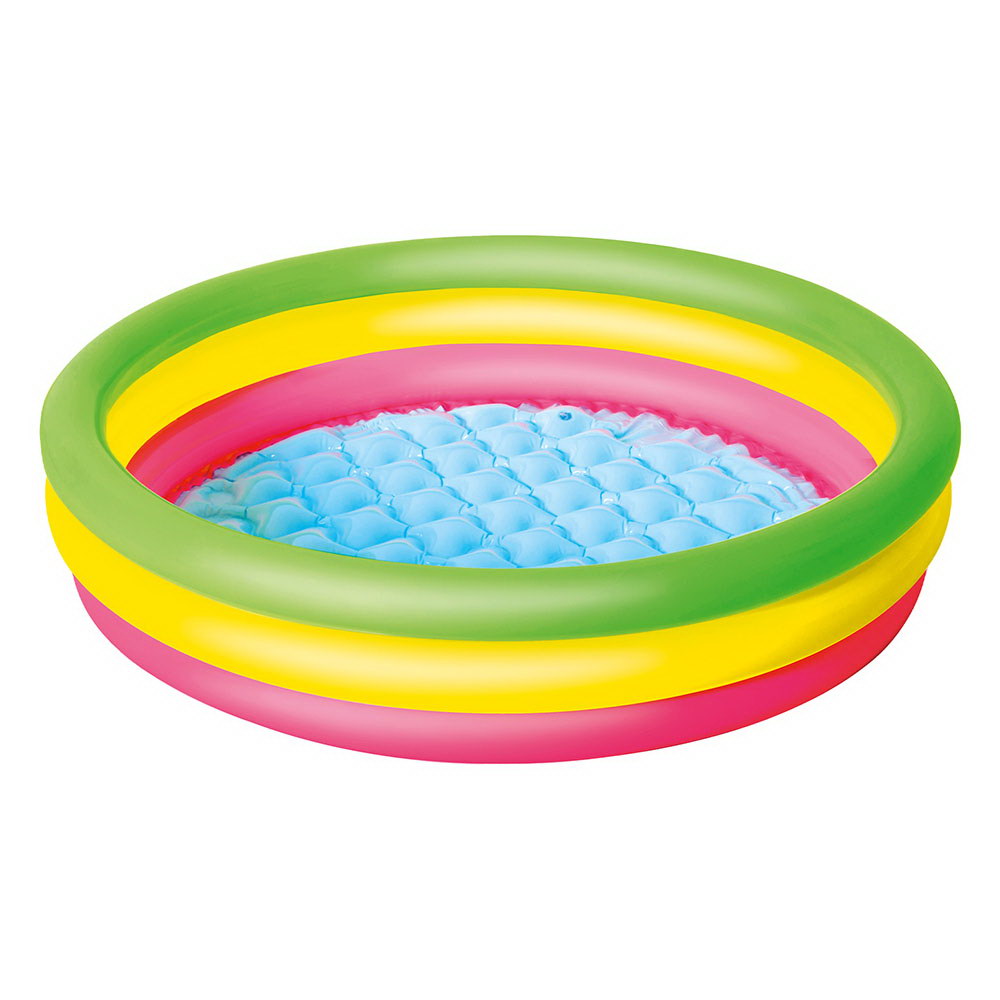 Marlook Kids Inflatable Pool Above Ground Round Splash Pool 102x102x25cm