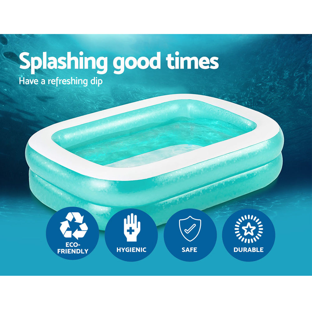 Marlook Kids Pool 200x146x48cm Inflatable Above Ground Swimming Pools 450L