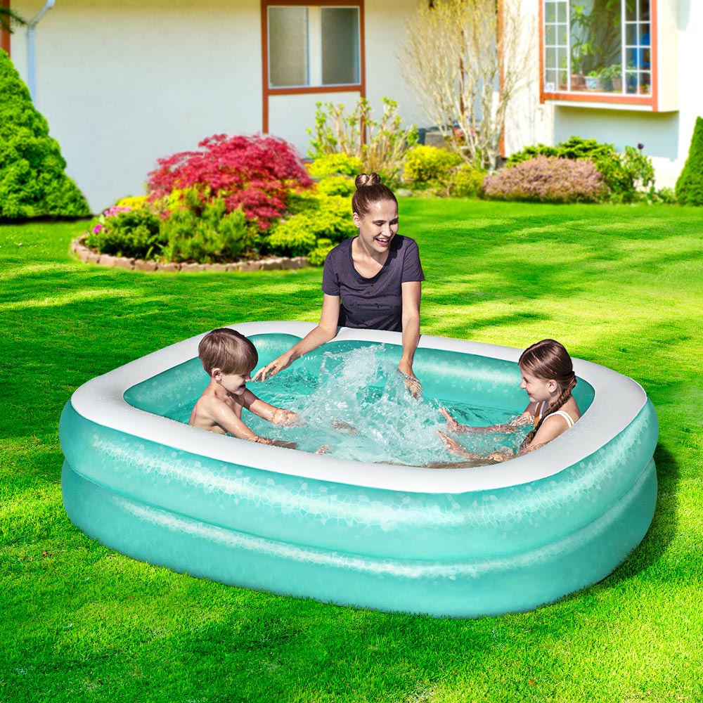 Marlook Kids Pool 200x146x48cm Inflatable Above Ground Swimming Pools 450L