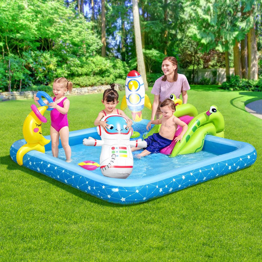 Marlook Kids Pool 228x206x84cm Inflatable Above Ground Swimming Play Pools 308L