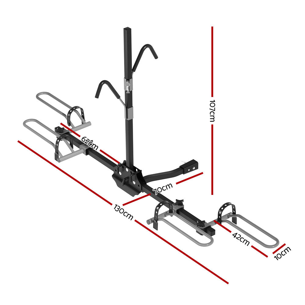 Marlook 2 Bicycle Bike Carrier Rack Car 2" Hitch Mount Platform Foldable Black,Marlook 2 Bicycle Bike Carrier Rack Car 2" Hitch Mount Platform Foldable Black