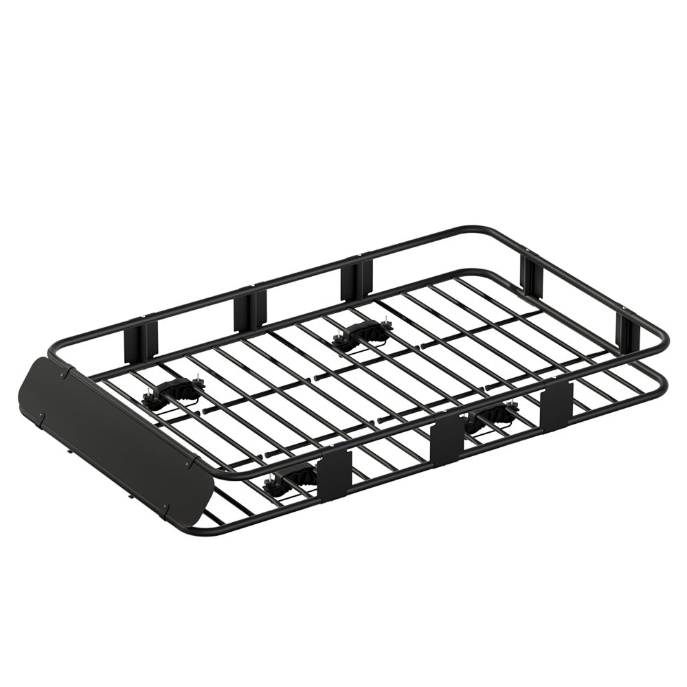 Marlook Universal Car Roof Rack Basket Luggage Vehicle Cargo Carrier 160cm Black