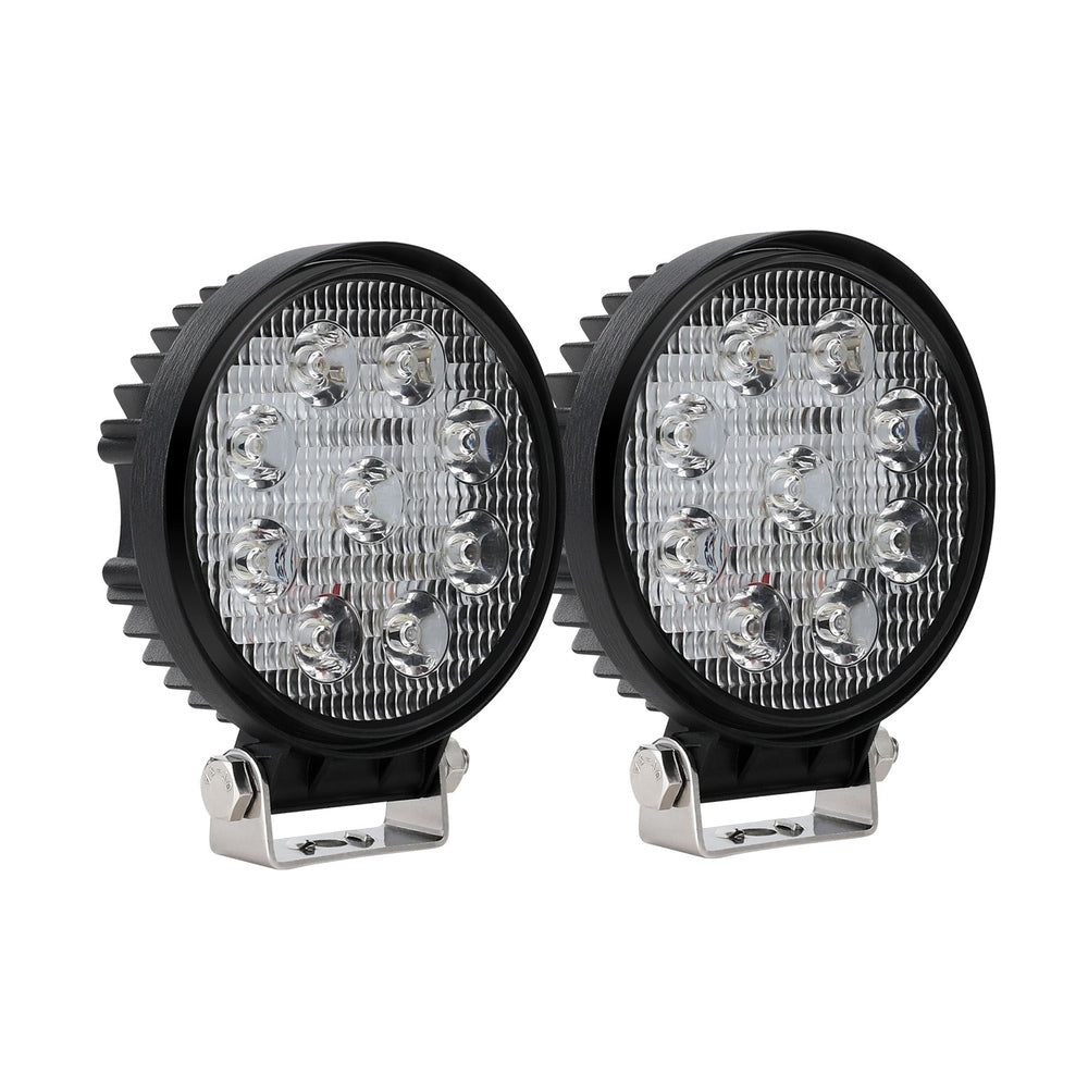 Marlook Pair LED Driving Lights 4.5 Inch Flood Spot Lights Car Truck SUV 12V 24V