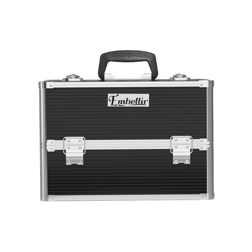Marlook Portable Cosmetic Beauty Makeup Case- Black