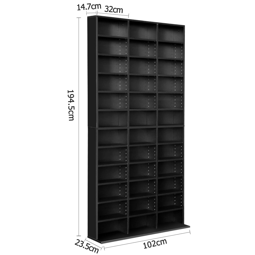 Marlook Bookshelf CD Storage Rack - BERT Black