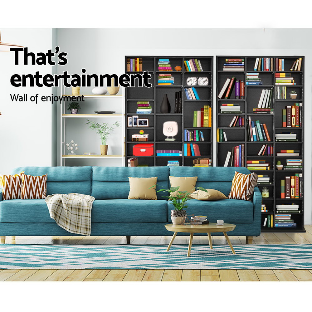 Marlook Bookshelf CD Storage Rack - BERT Black