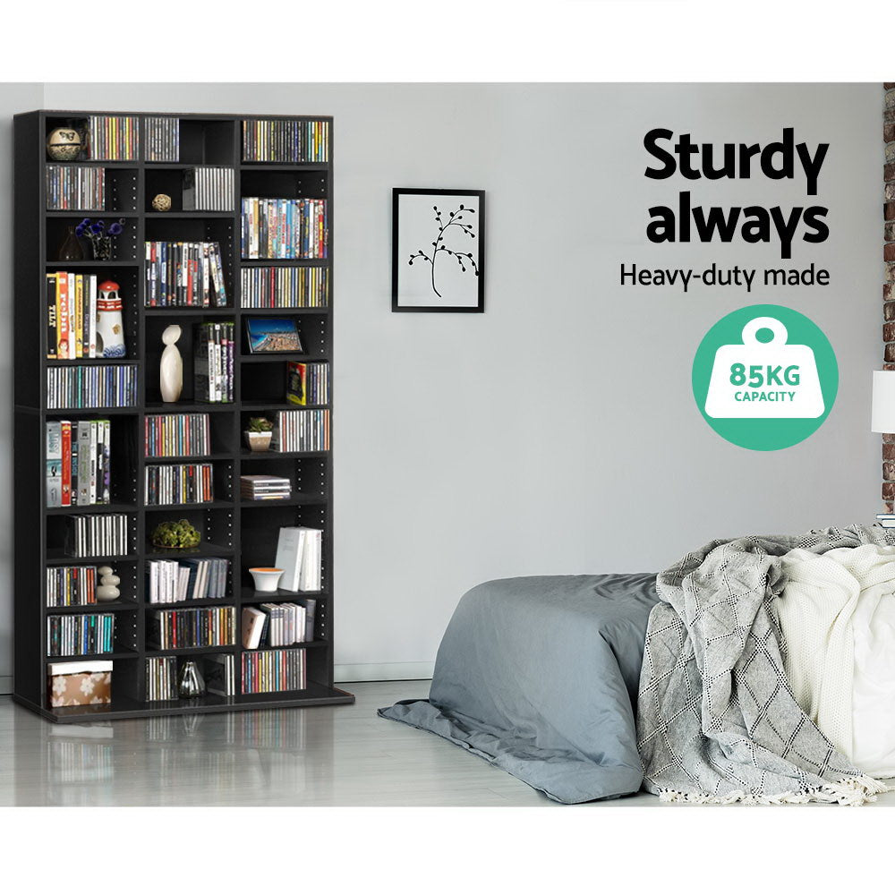 Marlook Bookshelf CD Storage Rack - BERT Black