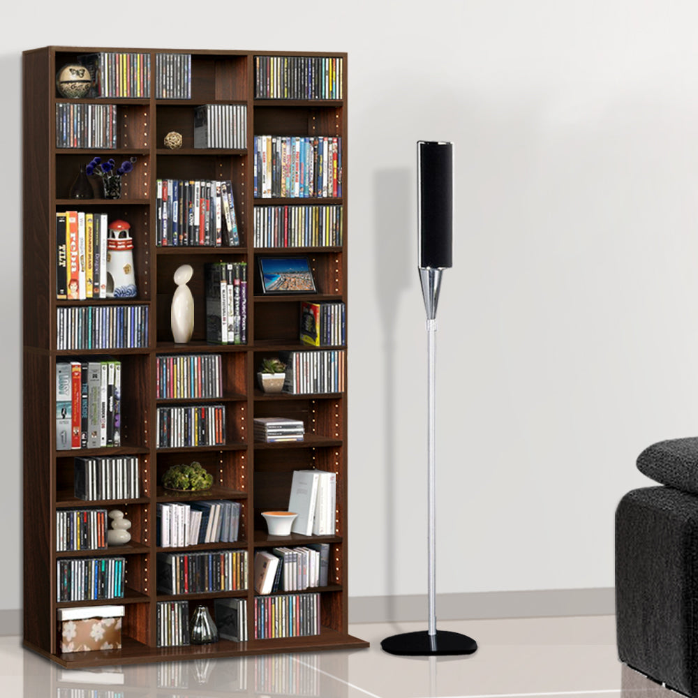 Marlook Bookshelf CD Storage Rack - BERT Brown
