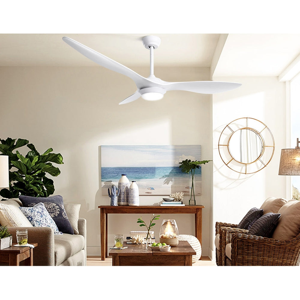 Marlook 52'' Ceiling Fan DC Motor w/Light w/Remote - White