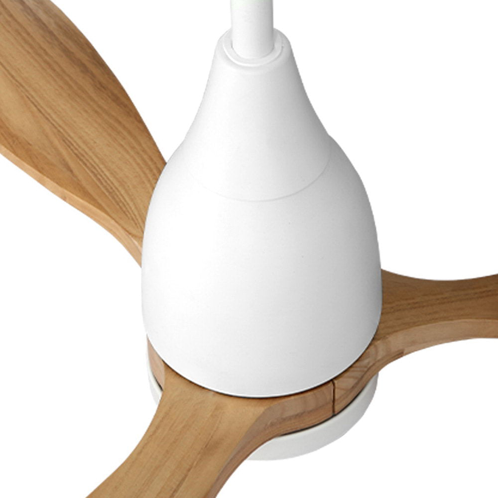 Marlook 52'' Ceiling Fan AC Motor w/Light w/Remote - Light Wood