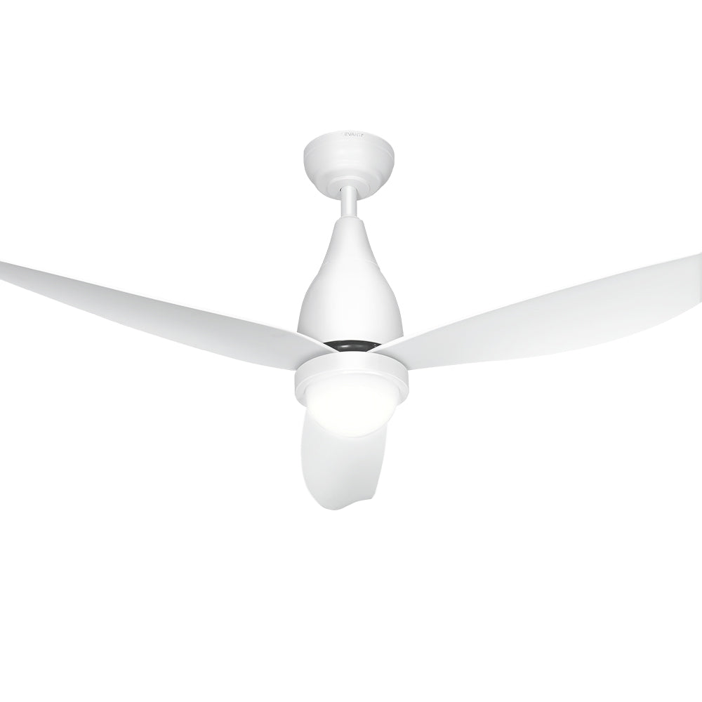 Marlook 52'' Ceiling Fan DC Motor LED Light Remote Control - White