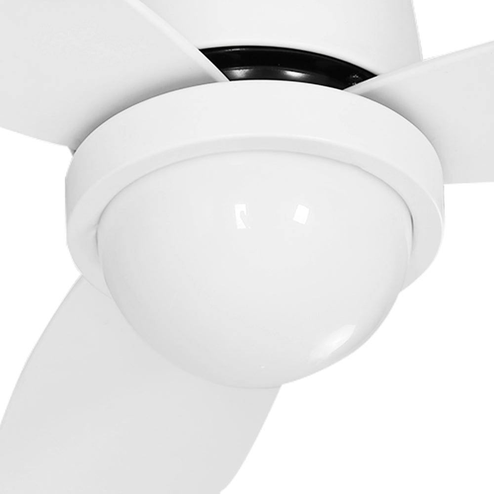 Marlook 52'' Ceiling Fan DC Motor LED Light Remote Control - White