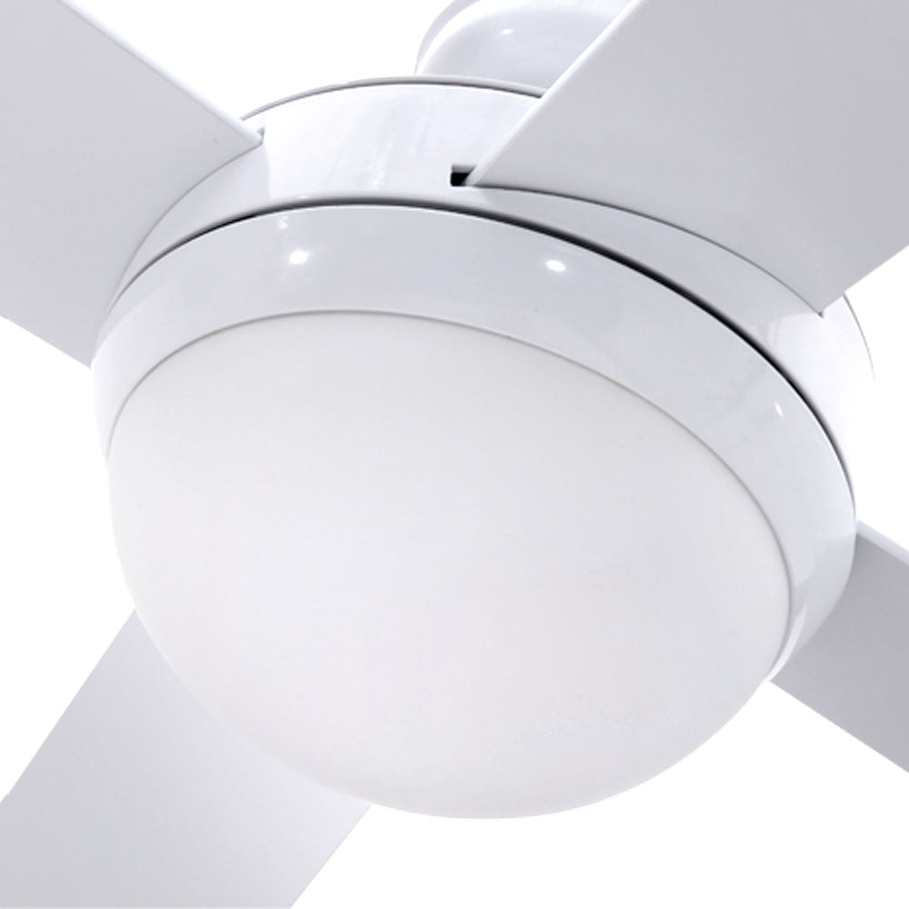 Marlook 52'' Ceiling Fan AC Motor w/Light w/Remote - White