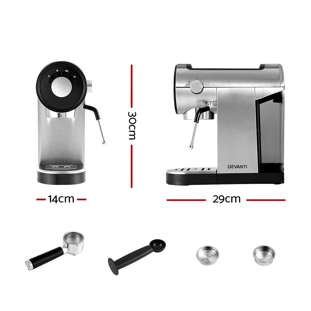 Marlook 20 Bar Coffee Machine Espresso Cafe Maker