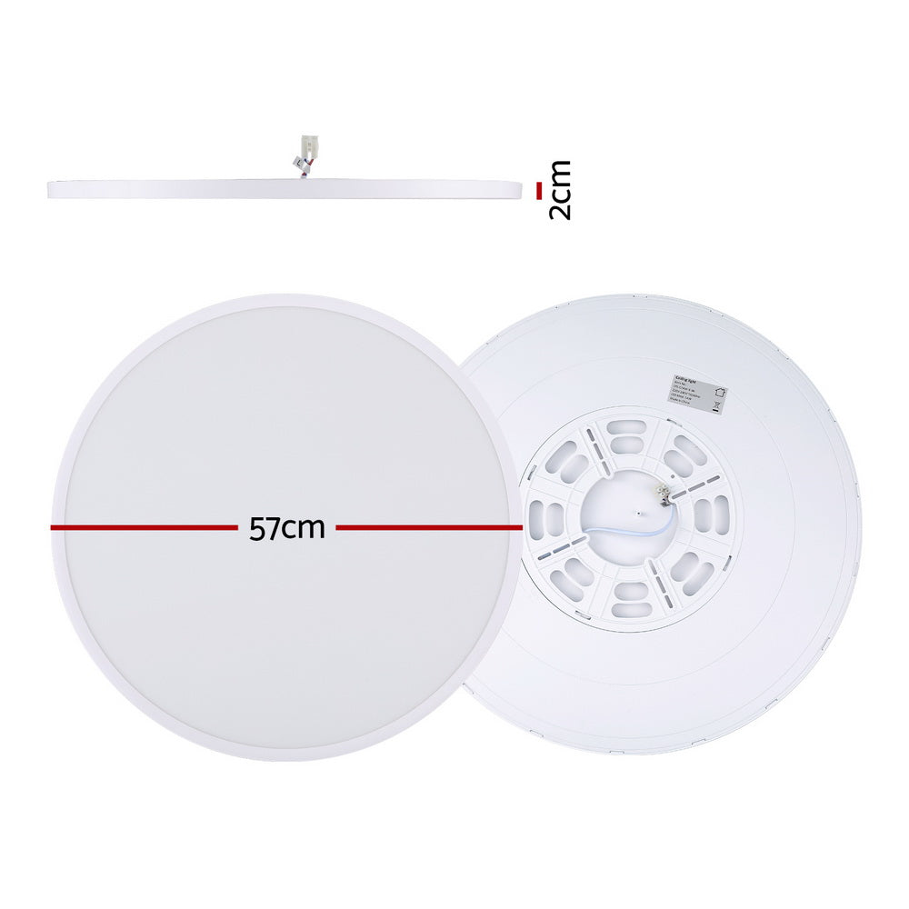 Marlook Ceiling Light LED Round 54W Ultra-THIN 5CM Oyster Lamp Modern Cool/Warm