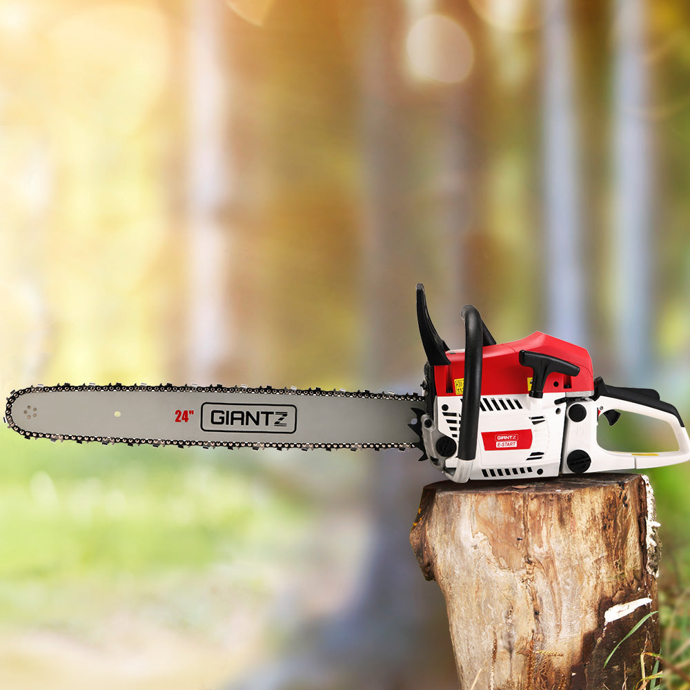 Marlook Chainsaw Petrol 72CC 24" Bar Commercial E-Start Pruning Chain Saw,Marlook Chainsaw Petrol 72CC 24" Bar Commercial E-Start Pruning Chain Saw 5.5HP
