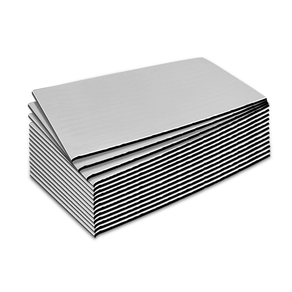 Marlook Butyl Car Sound Deadener Mat Heat Insulation Sound Deadening 32CM X 50CM X 12pcs