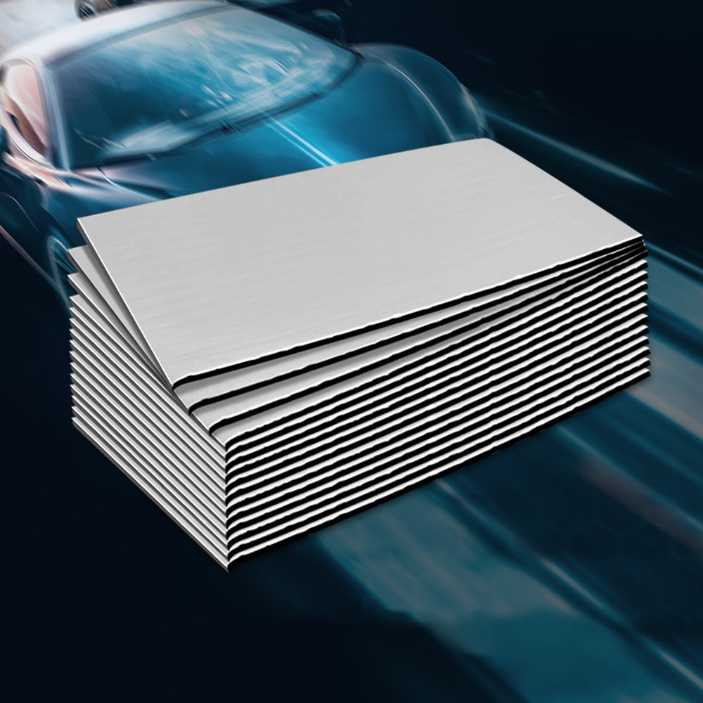 Marlook Butyl Car Sound Deadener Mat Heat Insulation Sound Deadening 32CM X 50CM X 12pcs