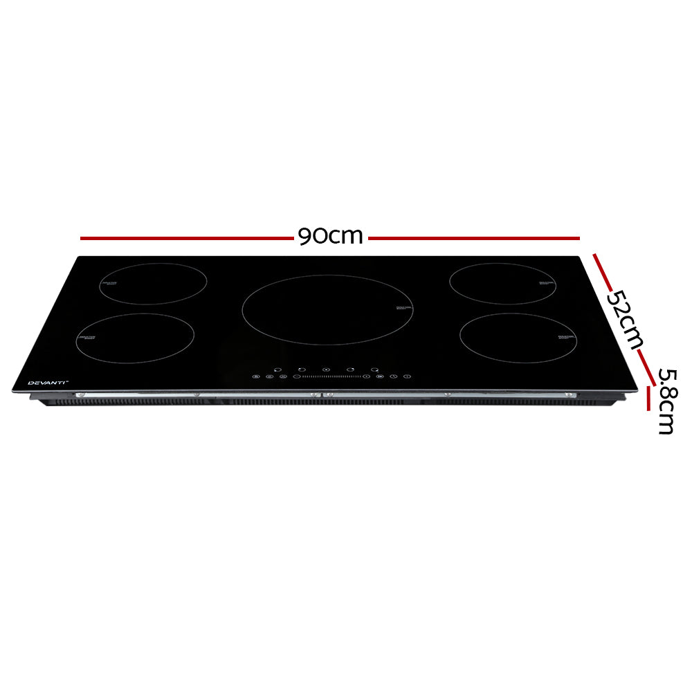 Marlook Induction Cooktop 90cm Electric Cooker