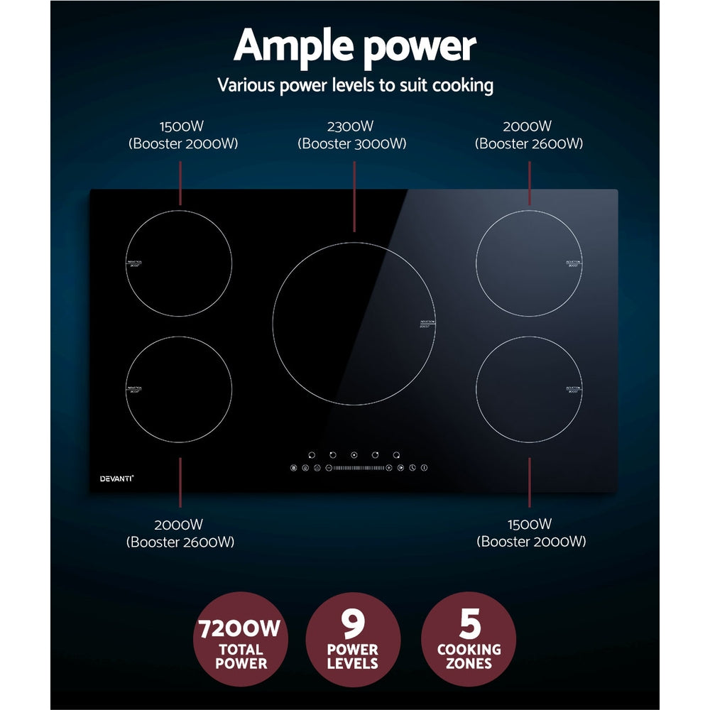 Marlook Induction Cooktop 90cm Electric Cooker