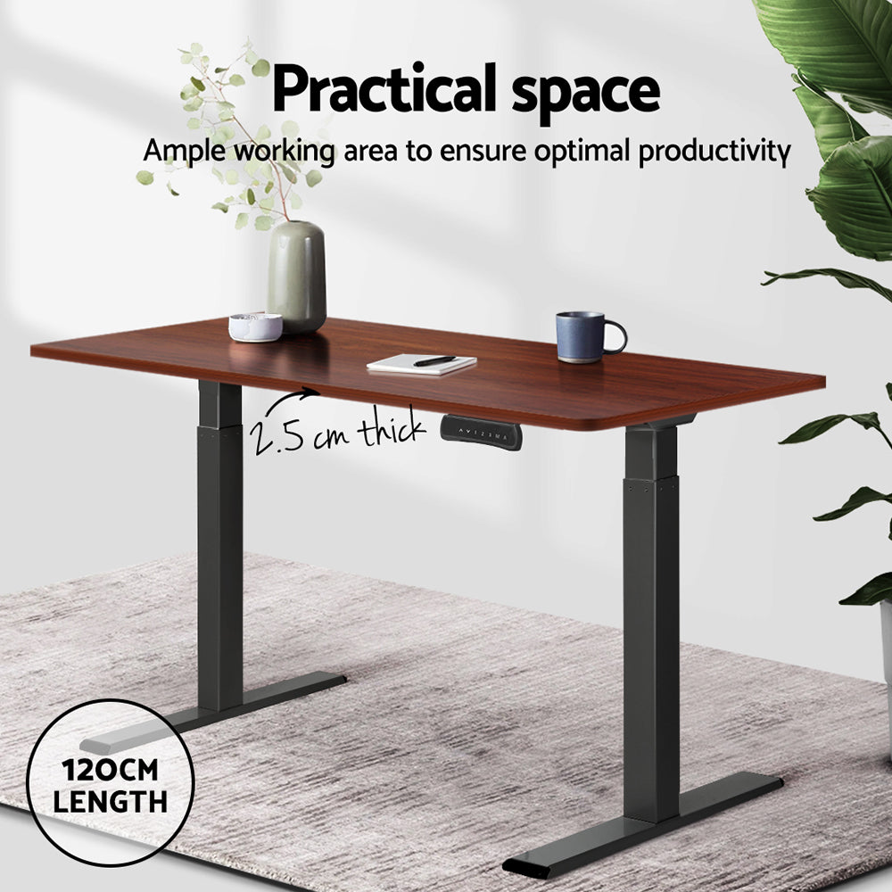 Marlook Standing Desk Top Walnut 120CM