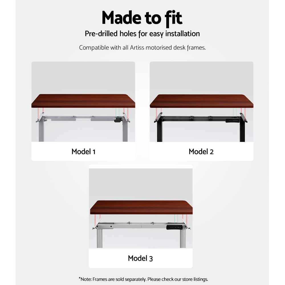 Marlook Standing Desk Top Walnut 120CM