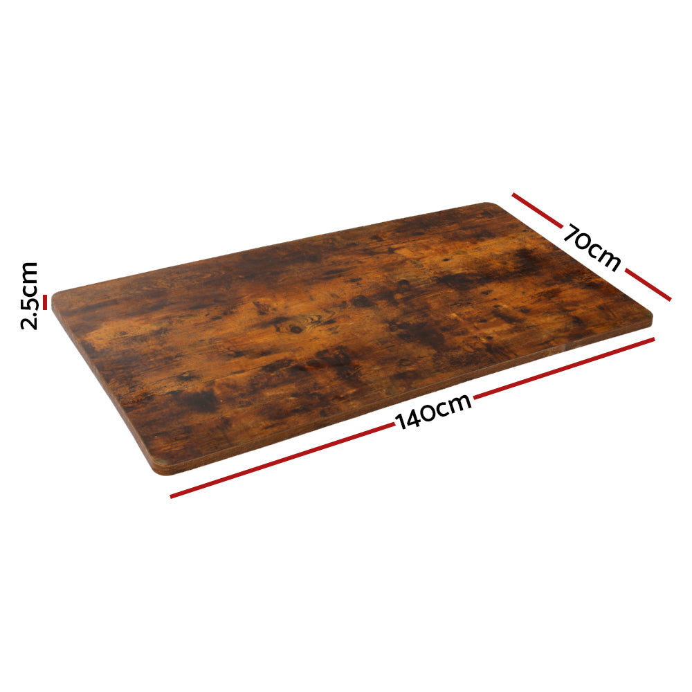 Marlook Standing Desk Top Rustic Brown 140CM