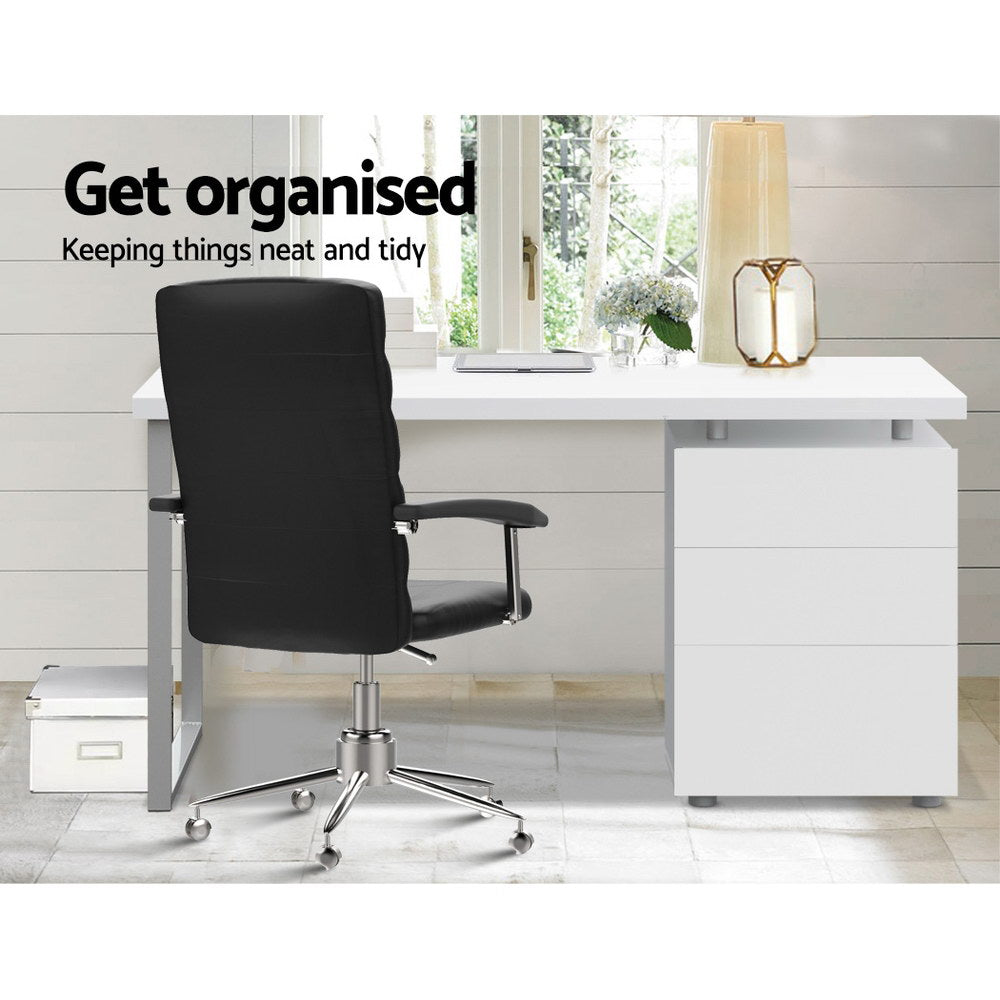 Marlook Computer Desk Drawer White 140CM