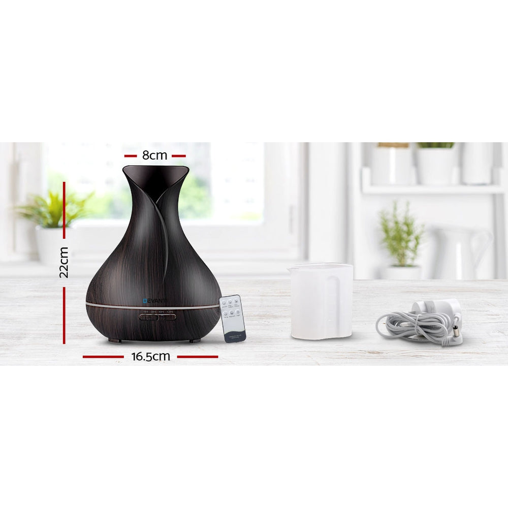 Marlook Aroma Diffuser Aromatherapy Dark Wood 400ml