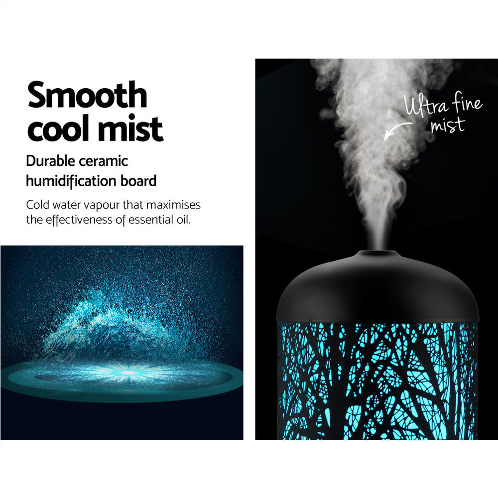 Marlook Aroma Diffuser Aromatherapy Black 160ml