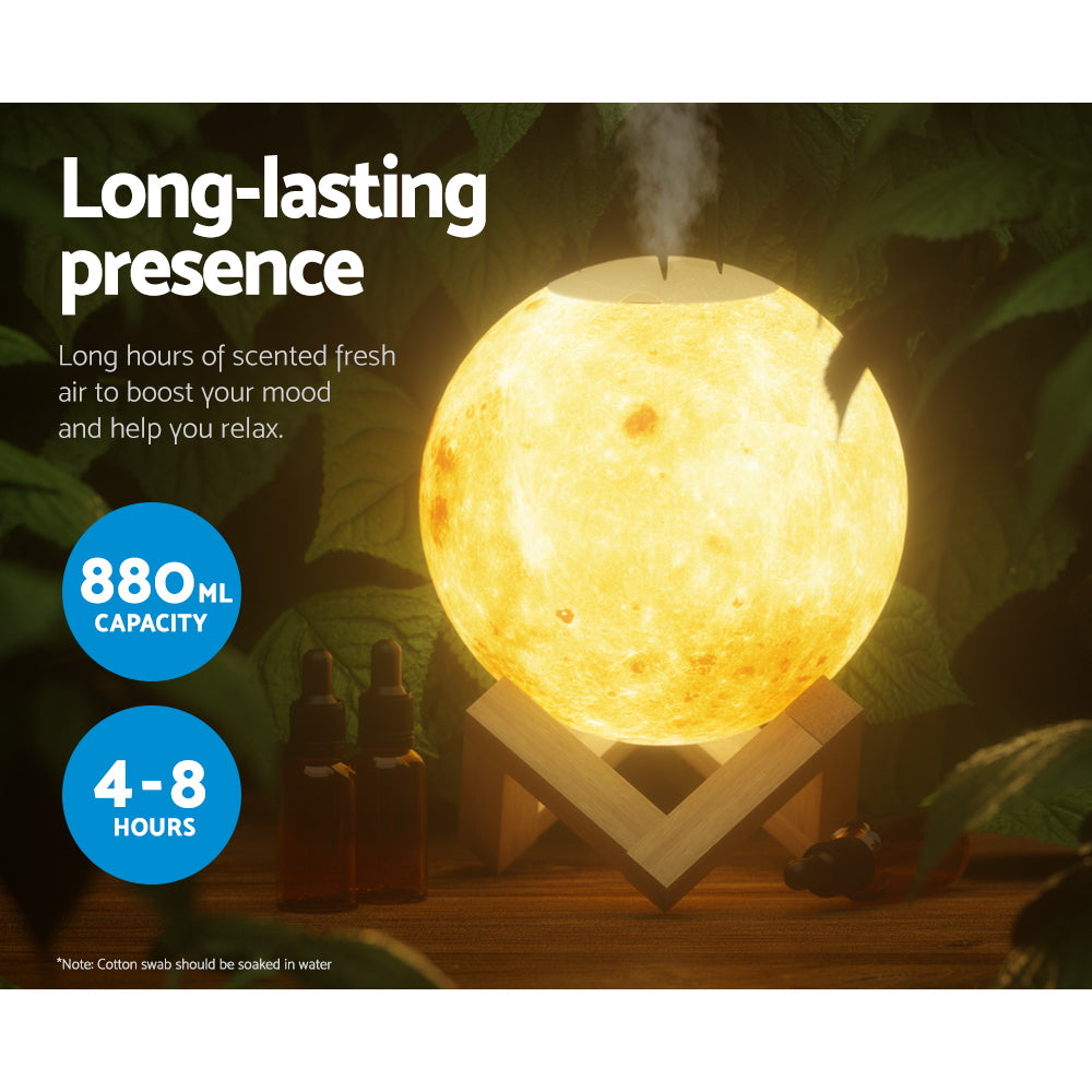 Marlook Aroma Diffuser Aromatherapy Moon Lamp 880ml