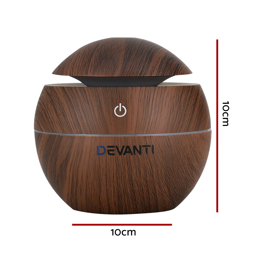 Marlook Aroma Diffuser Aromatherapy Dark Wood 130ml