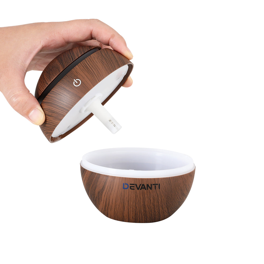 Marlook Aroma Diffuser Aromatherapy Dark Wood 130ml