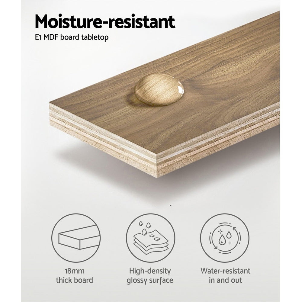 Marlook Coffee Table Round 70CM Marbel Effect