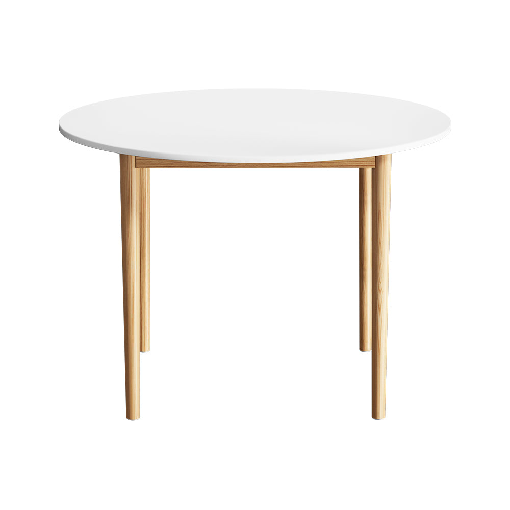 Marlook Dining Table Round White 108CM Diameter Demi