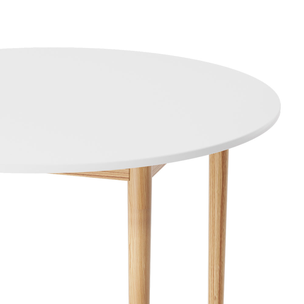 Marlook Dining Table Round White 108CM Diameter Demi