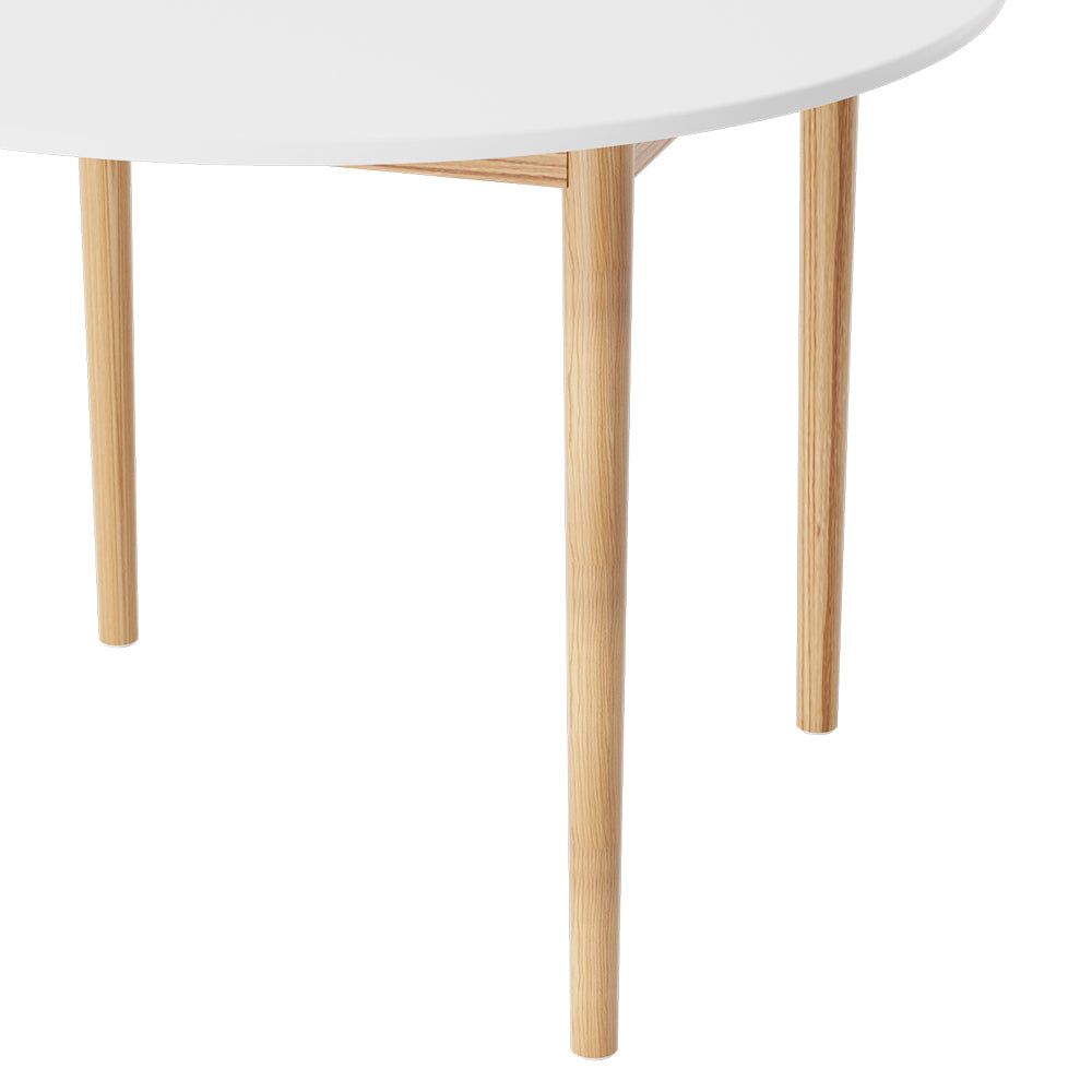 Marlook Dining Table Round White 108CM Diameter Demi
