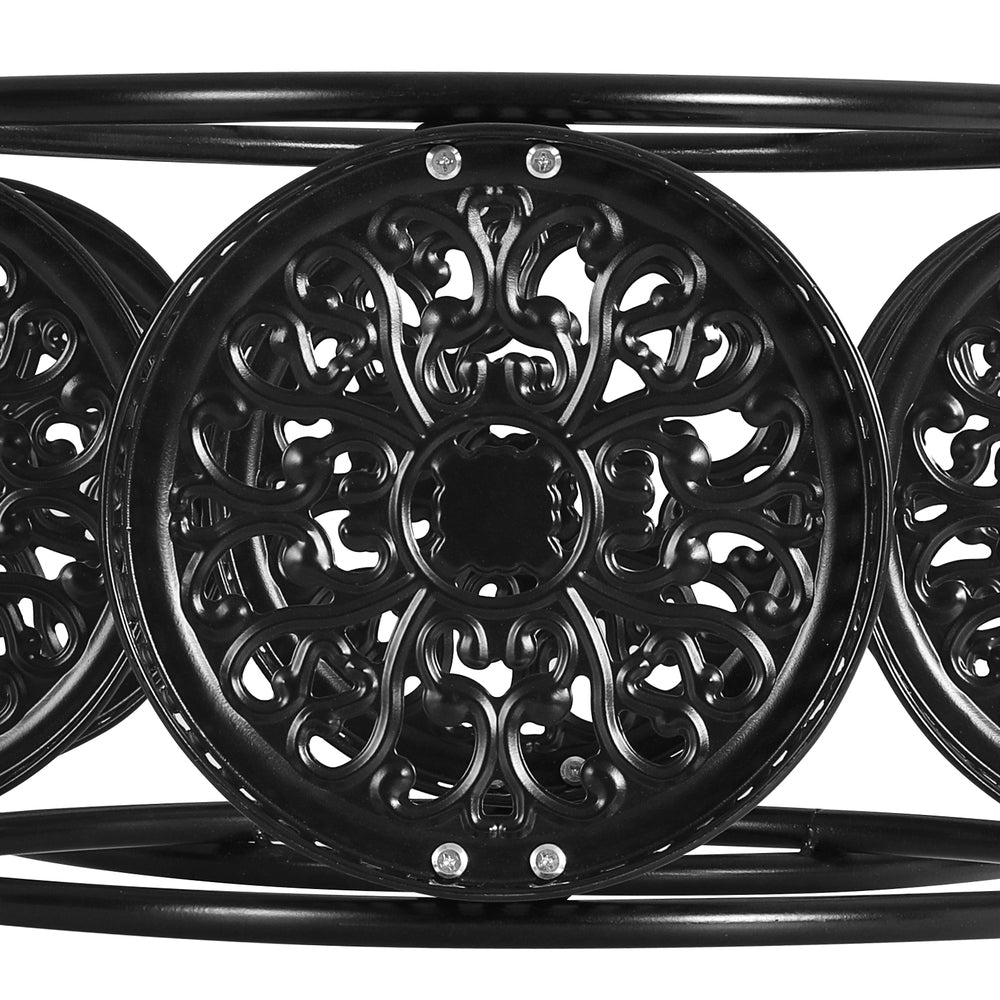 Marlook Plant Stand 6 Tier Metal Flower Pot Rack Wheels
