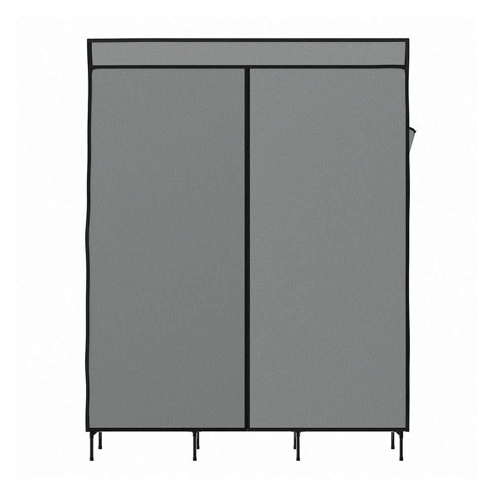 Marlook Large Portable Clothes Closet Wardrobe with Shelf Grey